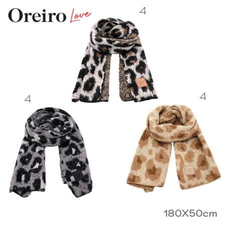 Bufandon Animal Print Las Oreiro - Imagen 4