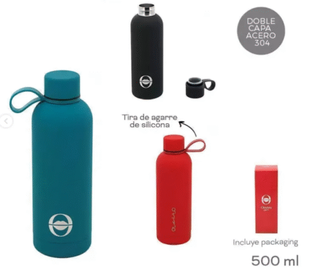 Botella Termica Oreiro Love 500ml Doble Capa Frio Calor New - Imagen 2
