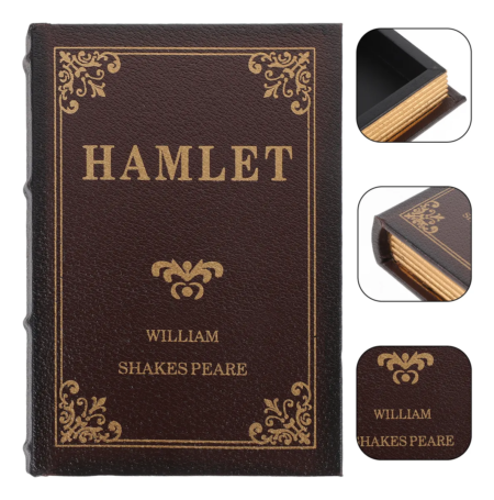 Caja de guardado pequeña Libro Ecocuero Hamlet - Imagen 2