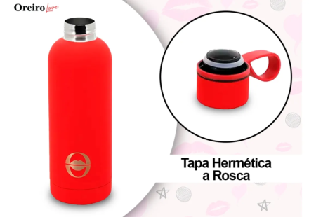 Botella Termica Oreiro Love 500ml Doble Capa Frio Calor New - Imagen 7