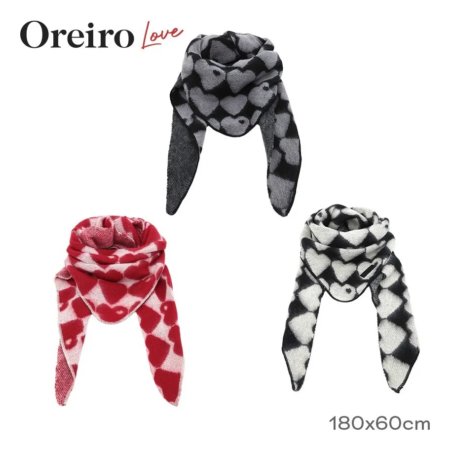 Bufandon Mil Corazones Las Oreiro - Imagen 4
