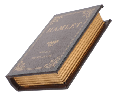 Caja de guardado pequeña Libro Ecocuero Hamlet - Imagen 4