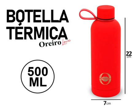 Botella Termica Oreiro Love 500ml Doble Capa Frio Calor New - Imagen 4