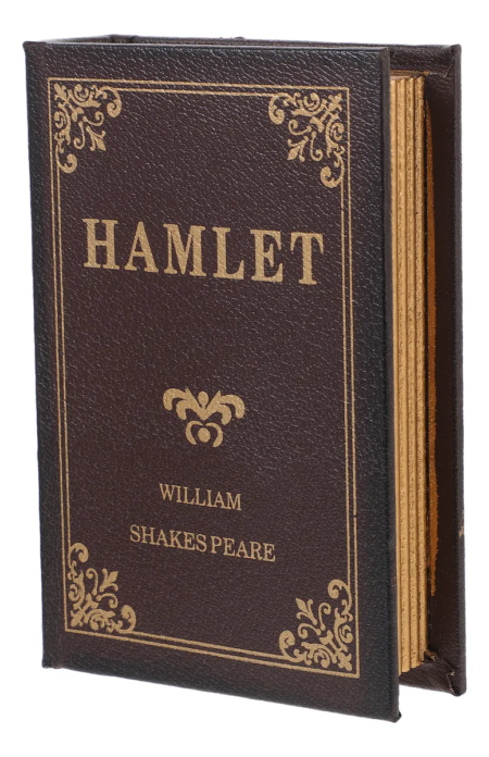 Caja de guardado pequeña Libro Ecocuero Hamlet - Imagen 5