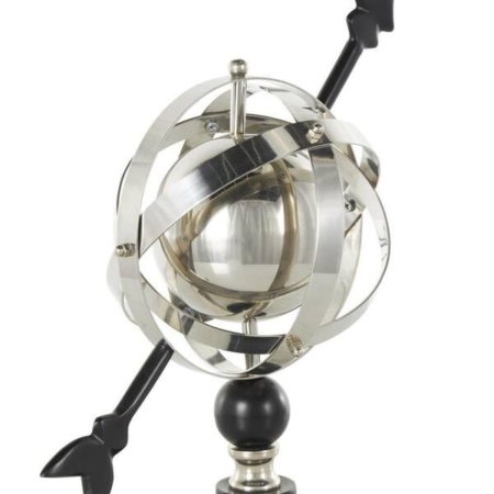 Astrolabio Armilar Arbolario Elegant Black and Silver - Imagen 4