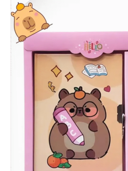 Diario Intimo con candado Capibara - Imagen 8