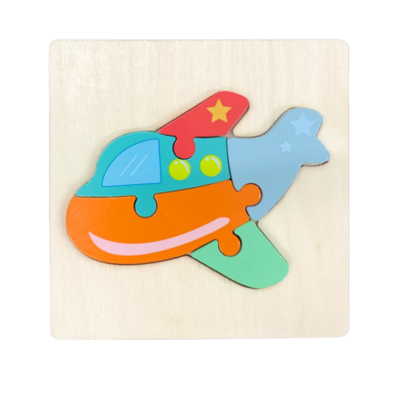 Puzzle de madera educativo infantil 3D - Imagen 8