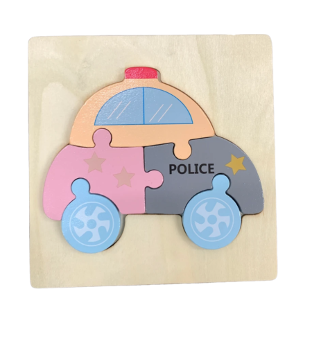 Puzzle de madera educativo infantil 3D - Imagen 9