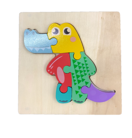 Puzzle de madera educativo infantil 3D - Imagen 11