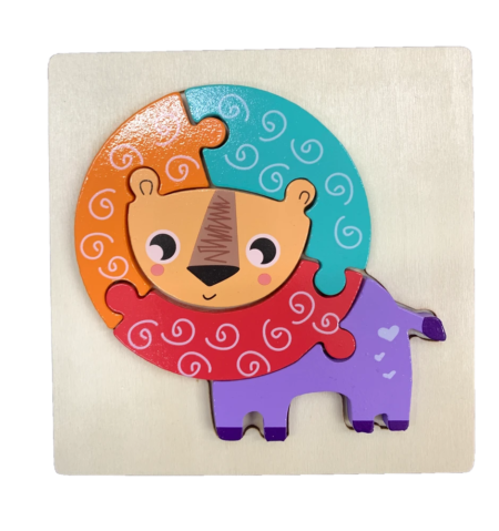Puzzle de madera educativo infantil 3D - Imagen 14