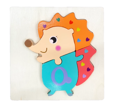Puzzle de madera educativo infantil 3D - Imagen 15