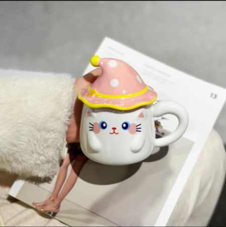 Jarro Mug Taza Kit Kat Con Sombreritus - Imagen 10