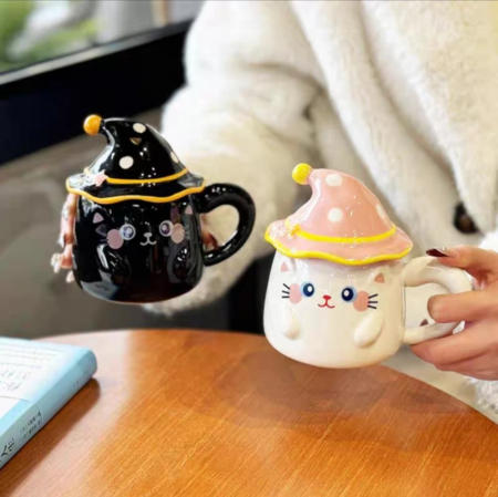 Jarro Mug Taza Kit Kat Con Sombreritus - Imagen 3