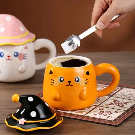 Jarro Mug Taza Kit Kat Con Sombreritus - Imagen 4