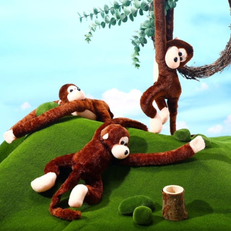 Peluche Monito Abrazador Colgante - Imagen 2