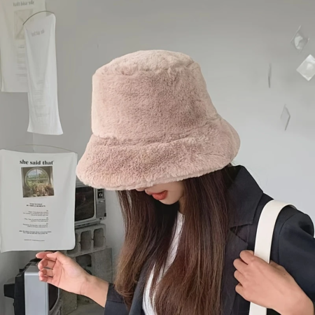 Gorro Bucket Peluche Noruega - Imagen 3