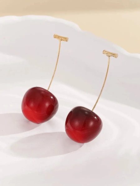 Aros Cherry largos - Imagen 4