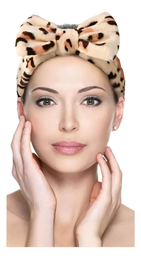 Vincha Skyn de Felpa Con estampado Leopardo - Imagen 10