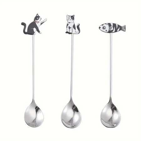 Cucharas Cute Gatito - Imagen 12