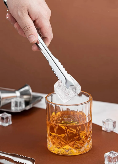 Pinza de acero para hielo, azucar, fruta - Imagen 7