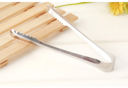 Pinza de acero para hielo, azucar, fruta - Imagen 8