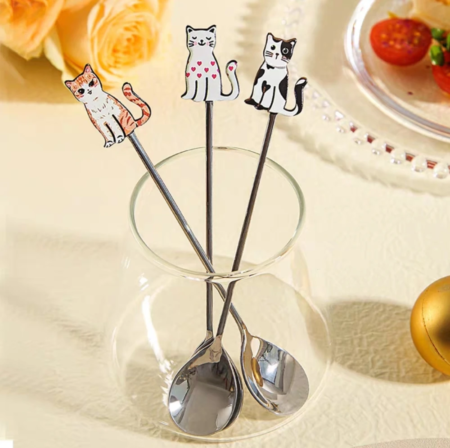 Cucharas Cute Gatito - Imagen 6