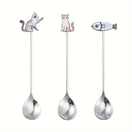Cucharas Cute Gatito - Imagen 16