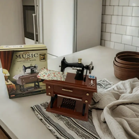 Caja Musical Maquina de coser vintage Mediano - Imagen 19