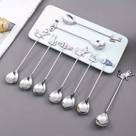 Cucharas Cute Gatito - Imagen 10