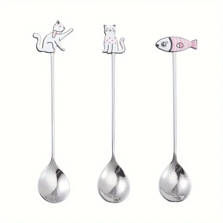 Cucharas Cute Gatito - Imagen 14
