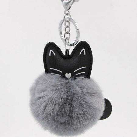 LLavero Pompom Gatito - Imagen 6