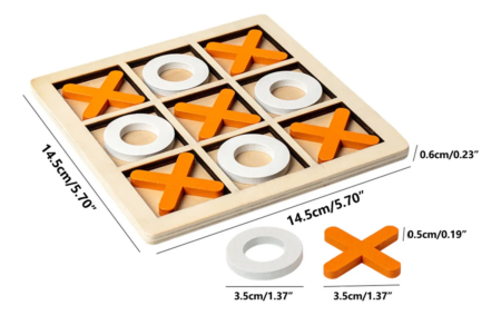 Tablero Tac Toe Xo Un Juguete educativo clasico - Imagen 5
