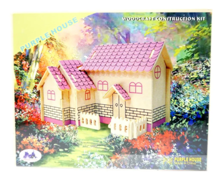 Puzzle de madera 3D educativo infantil Casa de Muñecas - Imagen 2
