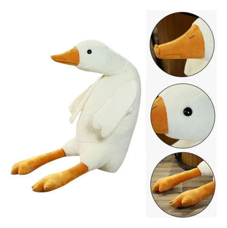 Almohada Almohadón Peluche Infantil Ganso Chico Niños Adultos - Imagen 3
