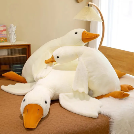Almohada Almohadón Peluche Infantil Ganso Chico Niños Adultos - Imagen 10