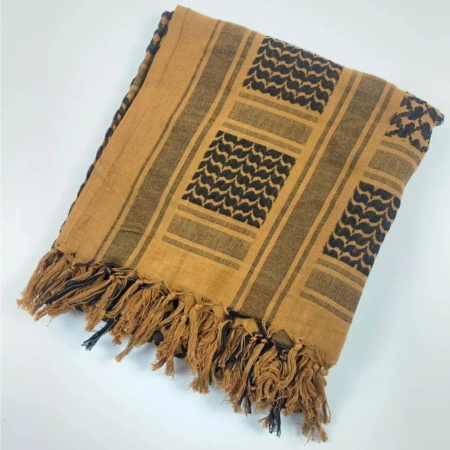 Pañuelo Shemagh Verde Táctico Desierto Bufanda Árabe Sirio 100% Algodón - Imagen 11