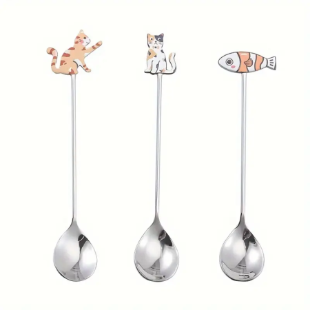Cucharas Cute Gatito - Imagen 13