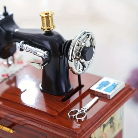 Caja Musical Maquina de coser vintage Mediano - Imagen 18