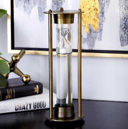 Reloj de Arena Estilo Vintage Gold Vintage