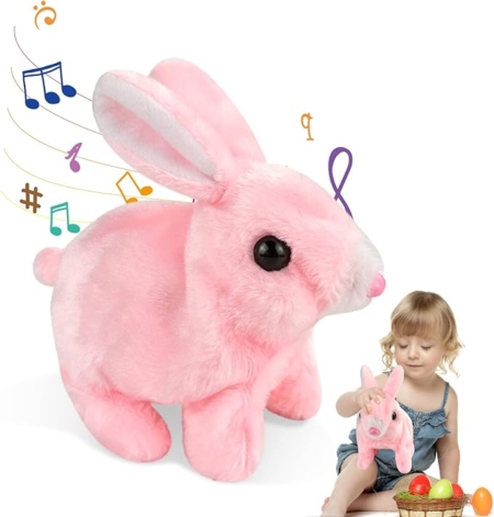 Conejito peluche con movimiento