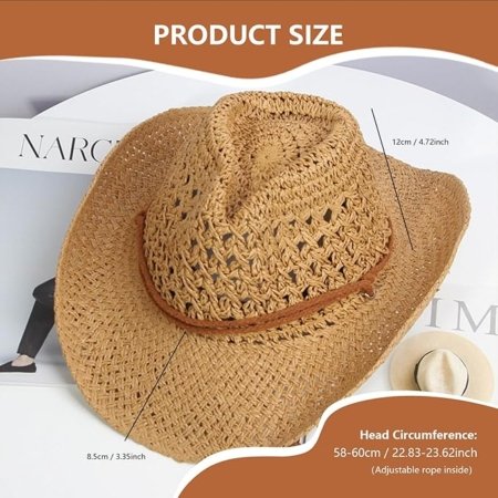 Sombrero Estilo Cowboy Tejido Manuela - Imagen 22