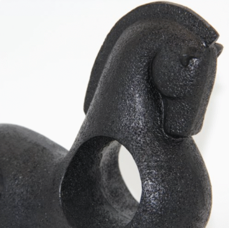 EQUUS – Escultura moderna de resina (blanco o negro) - Imagen 5