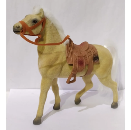 🐎 Caballito de Felpa con Silla – 21 cm - Imagen 2