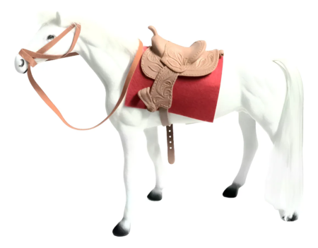 🐎 Caballo de Felpa con Accesorios – 30 cm