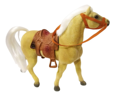 🐎 Caballito de Felpa con Silla – 21 cm - Imagen 4