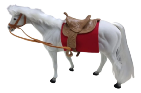 🐎 Caballo de Felpa con Accesorios – 30 cm - Imagen 2