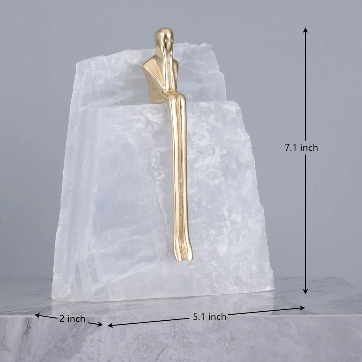 Escultura Pensador sobre Piedra - Imagen 6