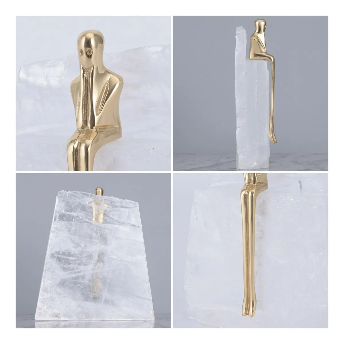 Escultura Pensador sobre Piedra - Imagen 5