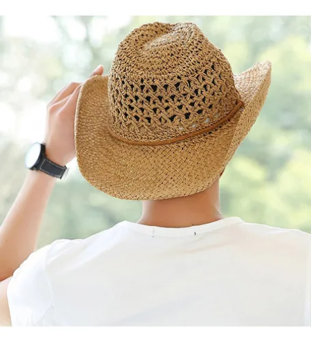 Sombrero Estilo Cowboy Tejido Manuela - Imagen 8