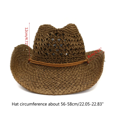 Sombrero Estilo Cowboy Tejido Manuela - Imagen 12